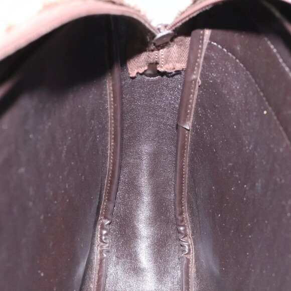 Christian Dior Trotter Canvas Shoulder Bag Brown Auth EC573 - Picture 13 of 16